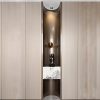 Stainless steel wall niche